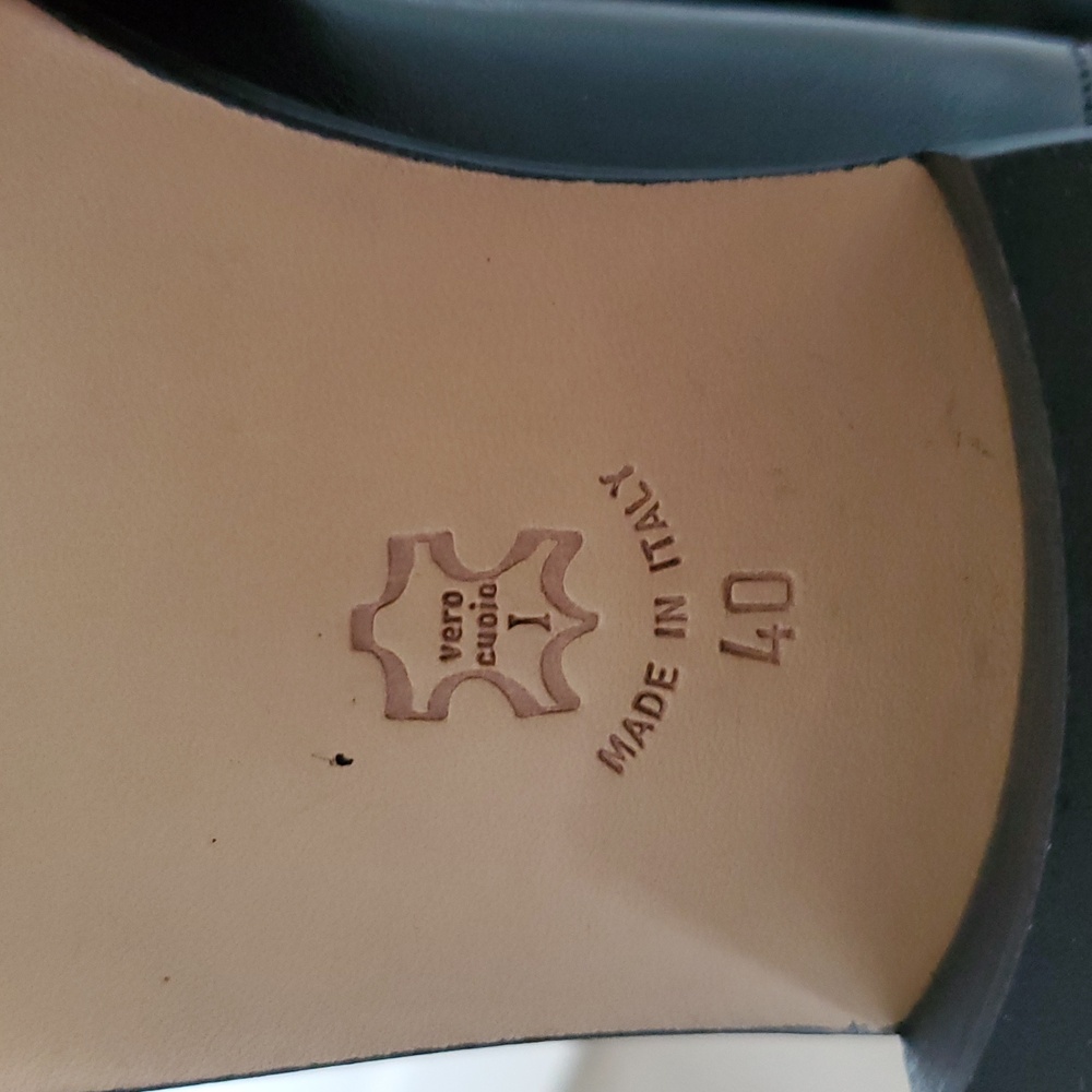 LOVE David & Richard women’s Black Leather boots Made In Italy Size 40 (10)NWOB - Picture 7 of 11